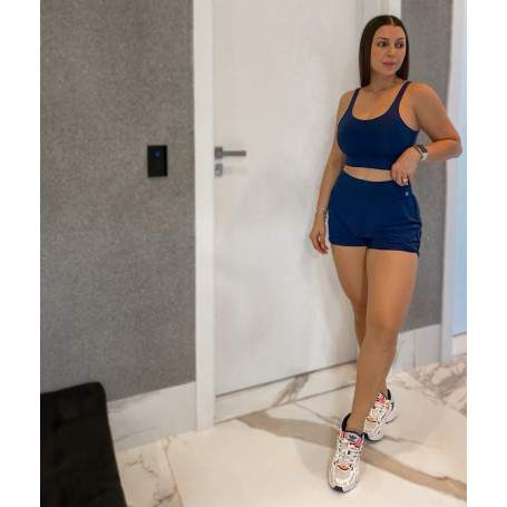 Shorts Duplo Cós Largo: Conforto | Hikenza