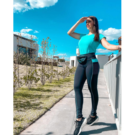 Legging com bolso telado